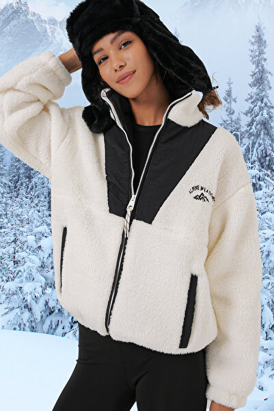 Bigdart 5194 Dámská plyšová bunda - Černá