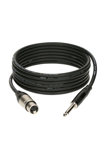 Klotz M1 My206 Ts X Dişi Xlr Uçlu Siyah 5mt Mikrofon Kablosu