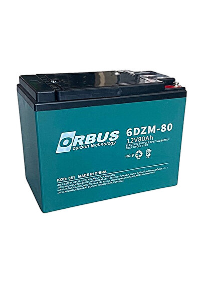 ORBUS 12V 80AH 6'LI SET JEL MOTOSİKLET AKÜSÜ