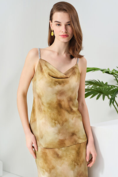 Naramaxx Degaje Yaka Askılı Bluz