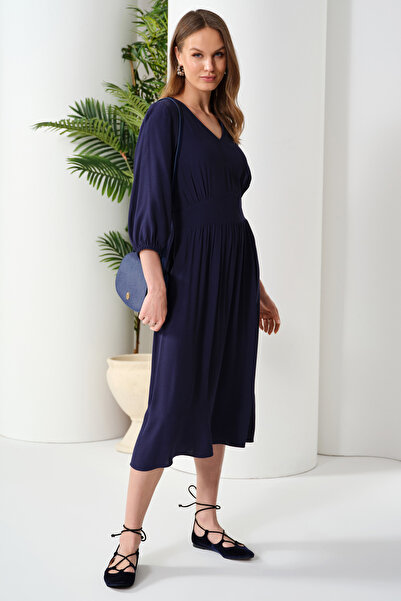 Naramaxx Truvakar Kol Midi Boy Elbise