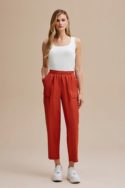 Naramaxx Carrot Form Sports Trousers with Elastic Waist
