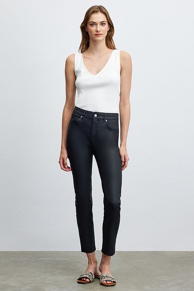 Naramaxx Waxed Ankle Length Trousers