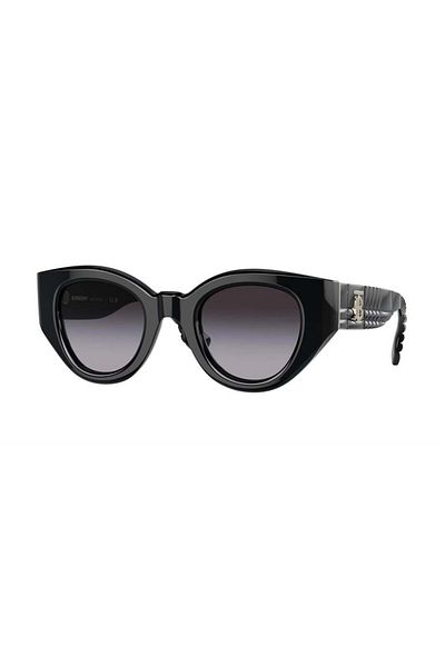 BURBERRY Woman Phantos Sunglasses- Be 4390 - Lense Size:47mm - Black