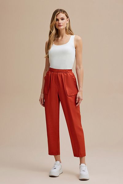 Naramaxx Carrot Form Sports Trousers with Elastic Waist