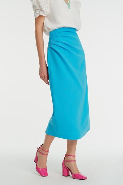 Exquise Midi Crepe Skirt