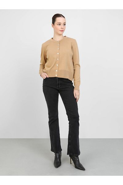 Refka Pantaloni Refka Denim - Gri închis