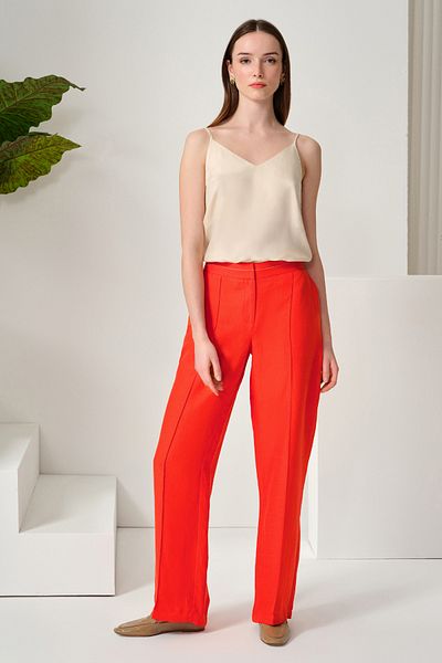 Naramaxx Linen Blend Wide Leg Trousers
