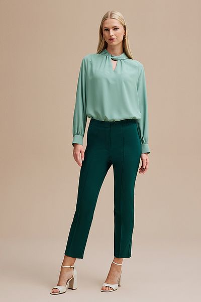 Naramaxx Front Stitched Slim Fit Knitted Trousers
