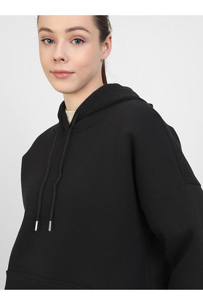 Benin Raster Hooded Oversize Sweatshirt - Black - Benin