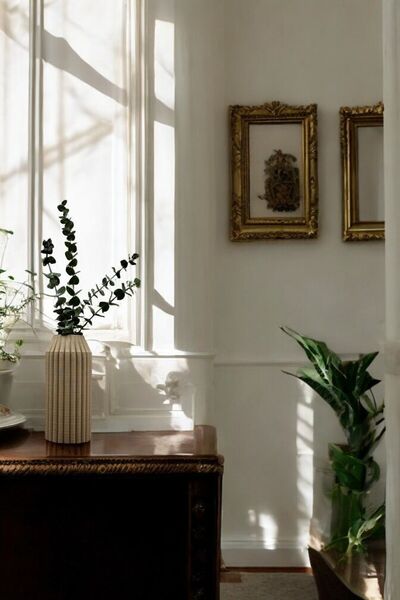 tambana Vază decorativă Cappuccino Obiect decorativ pentru casă Vază decorati...