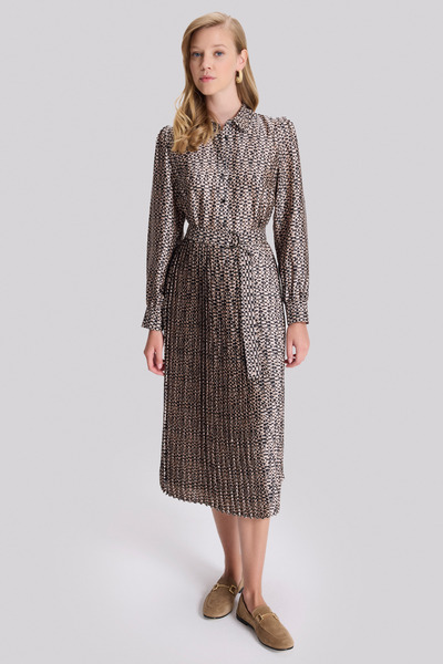 Naramaxx Piliseli Gömlek Elbise