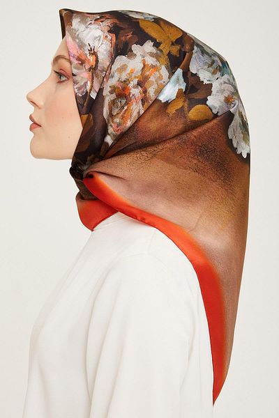 Armine Σειρά Nostalgia Twill Silk Scarf 9025-53nt