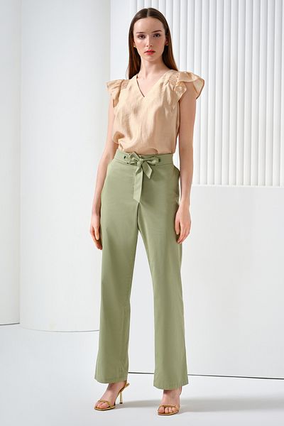 Naramaxx Belted Wide Leg Trousers