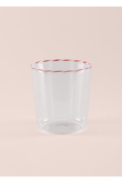 The Mia زجاج ماء بسيط وردي 300 مل