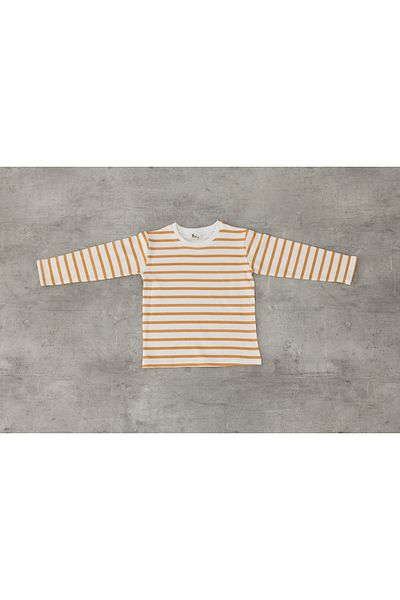Tics Mustard Striped Sweat