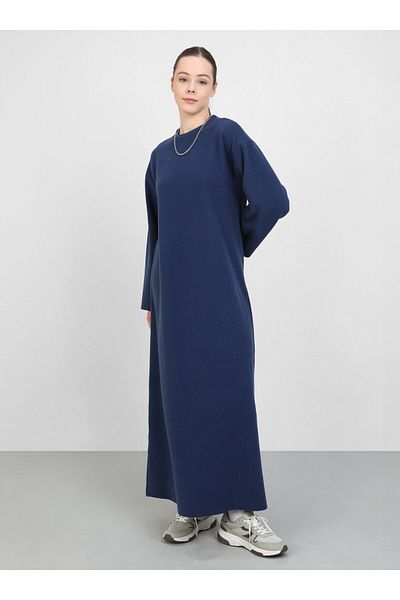 Benin Φόρεμα Hijab Oversize με απαλή υφή - Dark Night - Benin