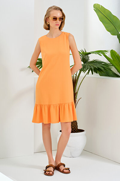 Naramaxx Teksturirano Haljina sa naboranim porubom