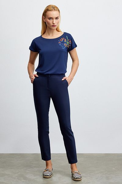 Naramaxx Classic Trousers with Stitched Front