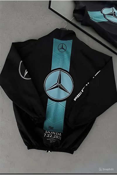 MSRT Unisex Αλεξίπτωτο Υφασμάτινο Υπερμεγέθη Ψηφιακό Εκτυπωμένο Μαύρο Ανεμοδράστη Αδιάβροχο
