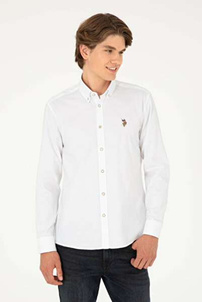 U.S. Polo Assn. U.s. Polo Assn. Uzun Kollu %100 Pamuk Basic Gömlek 1962279