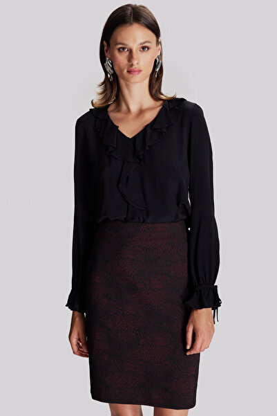 Naramaxx Dokulu Klasik Etek