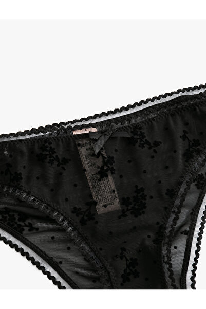 Koton Chiloți brazilian din tul cu model floral