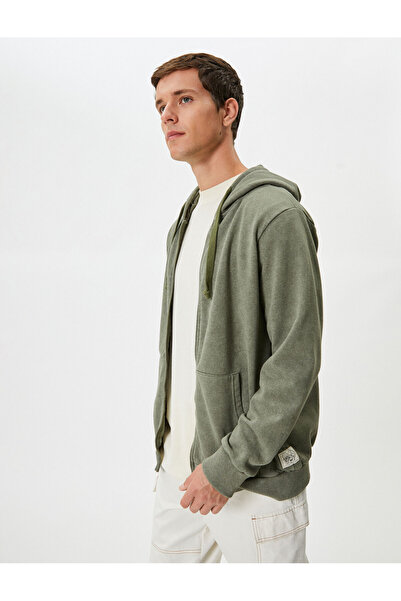 Koton Erkek Haki Sweatshirt