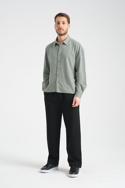 Redline Πουκάμισο Bond Linen Oversize Comfortable Fit Premium Fabric Basic