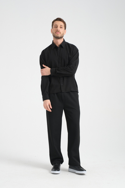 Redline Bond Linen Oversize Comfortable Fit Premium Fabric Basic Shirt