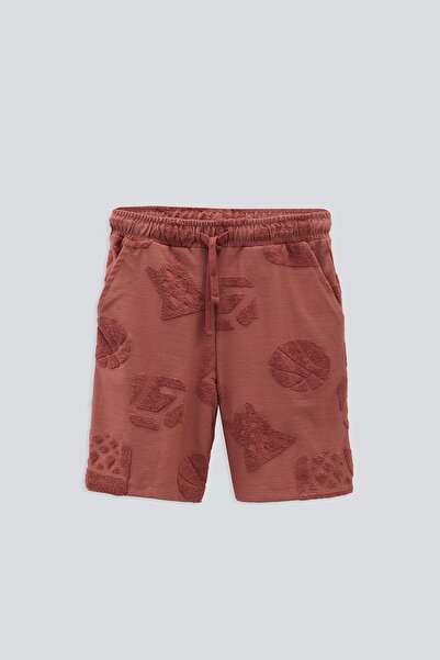 BABOKAH (KİDS BOY) Desenli Havlu Şort