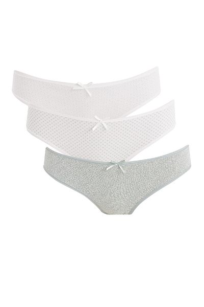 DeFacto 3 Pack Basic Slip εσώρουχα για να ερωτευτείτε - D6401ax24au