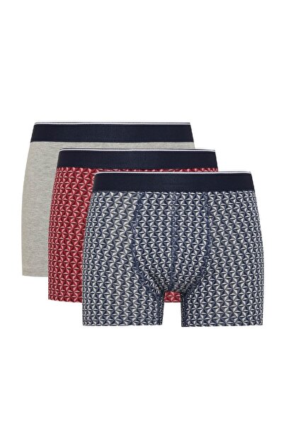 DeFacto Regular Fit 3'lü Boxer D2312ax24au