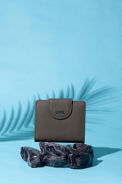 Grande Flother Green Genuine Leather Women's Wallet - 2818