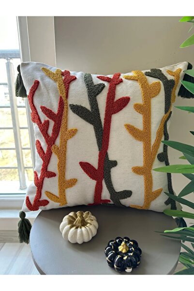 NİVEMESHOME DEKORATIVNA VEZENA NAVLAKA ZA JASTUK 45X45