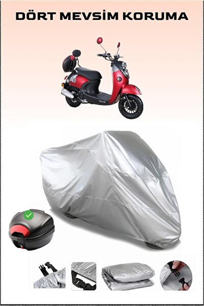 Breen Kuba Trendy XC 50 - حقيبة خلفية متوافقة مع القماش المشمع للدراجات النار...