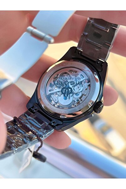 Bigotti Automatic and Wind up Case and Cord Steel 5 Atm Waterproof Men's Wristwatch Ebg.10642.X1