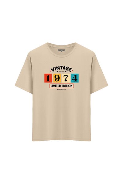 Mounte Bianca Unisex Vintage 1974 - Μπλουζάκι Oversize