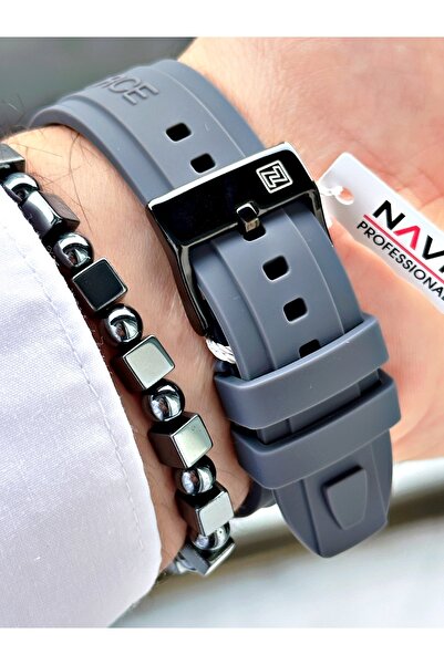 Naviforce Men's Digital Waterproof Wrist Watch with Bracelet Gift