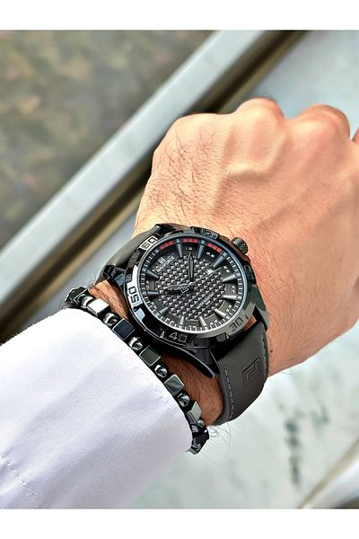 Naviforce Men's Wristwatch and Bracelet with Gift - Calendar