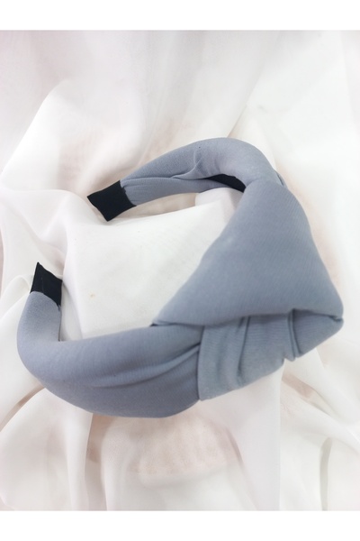 İPAR AKSESUAR Solid Colored Knotted Cotton Crown