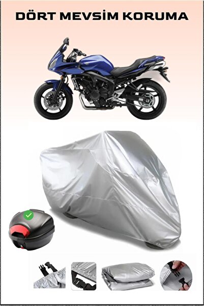 Breen Yamaha FZ6 Fazer - مشمع دراجة نارية متوافق مع الحقيبة الخلفية، مقاوم لل...