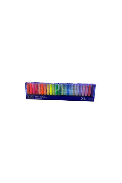 KRAF 23 Colors Highlighter Set - Desk and Desktop Stand