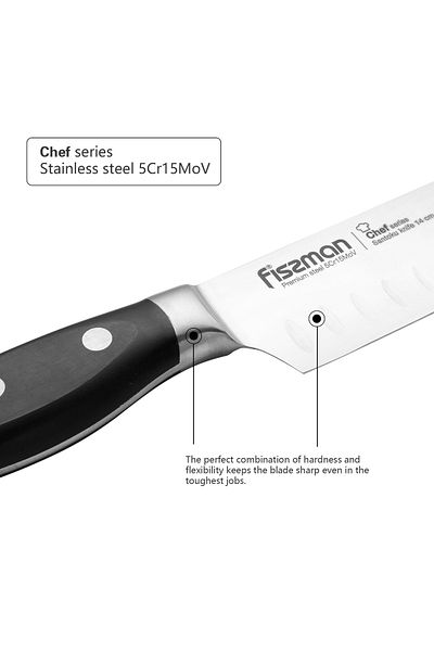 Fissman 5.5' Santoku Knife CHEF (5Cr15MoV steel)