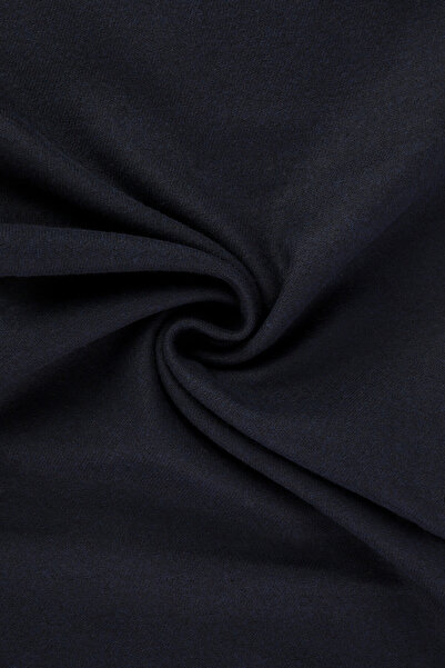 Hatemoğlu Navy Blue Double Sided Scarf