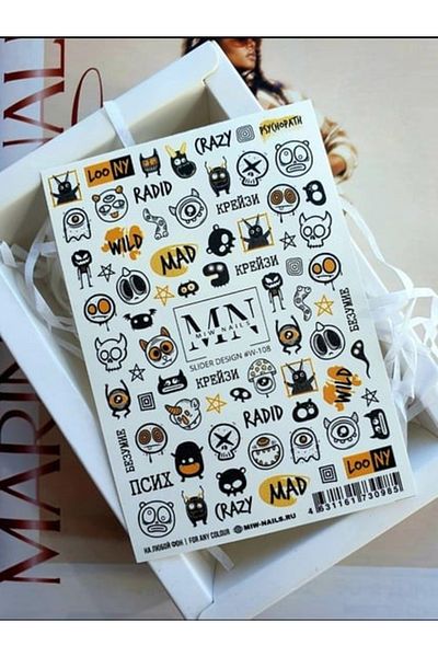 Mia Professional Sticker Mn W-108