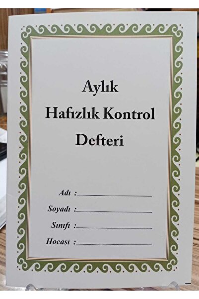 Furkan Yayınları 23 Aylık Hafızlık Not Defteri 2 Adet 100 Tl (LÜTFEN AÇIKLAMAYI OKUYUNUZ)