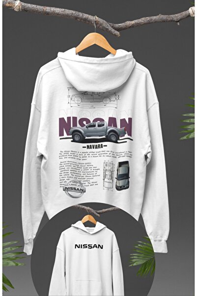 Fuddy Moda Nissan Navara Sa deznom - Unisex Oversize kroj Sa kapuljačom Dukse...
