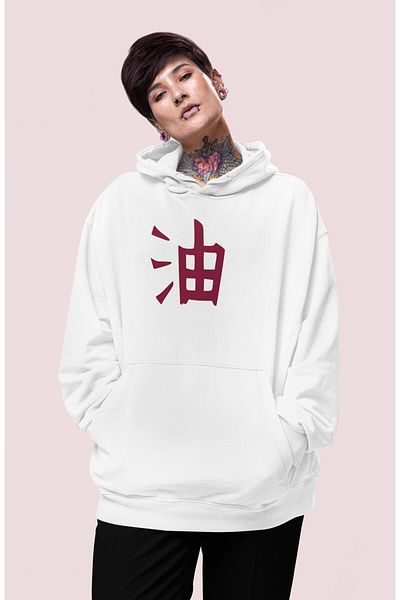 Fuddy Moda Hanorac unisex oversize Jiraiya - Hanorac cu glugă cu imprimeu Naruto Anime
