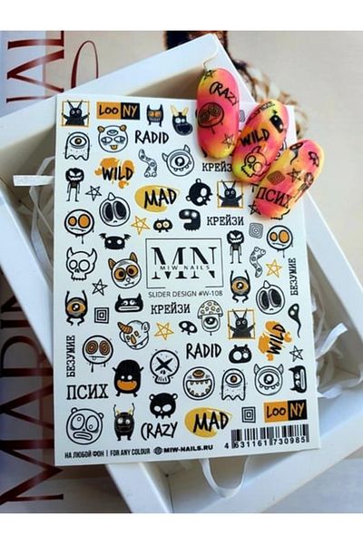 Mia Professional Sticker Mn W-108